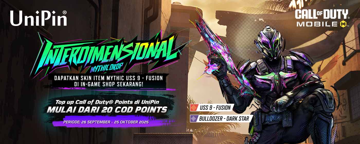 Interdimensional Mythic Drop Hadir di CODM! Dapatkan USS 9: Fusion & Bulldozer – Dark Star Sekarang!